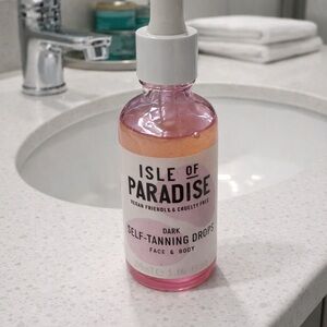Isle of Paradise Dark Self-Tanning Drops - Full Size, New and Sealed